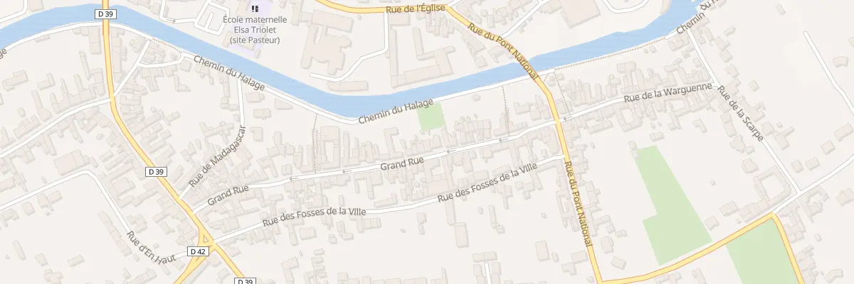 Plan du 53 Vc Grand Rue à Vitry-en-Artois