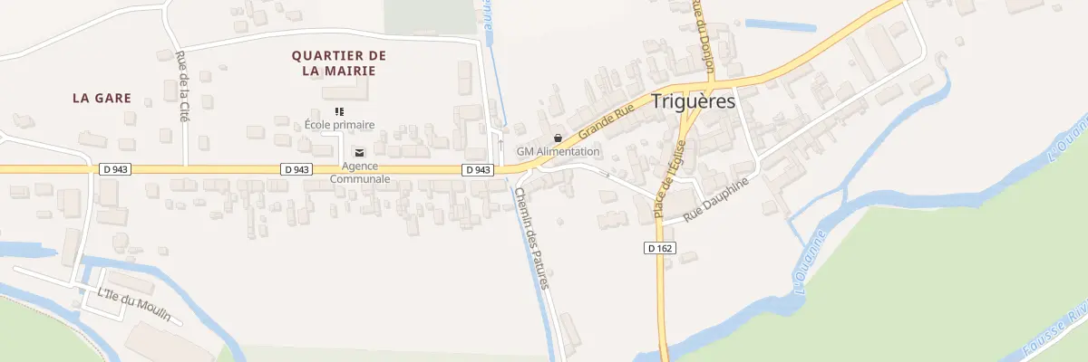 Plan du 6 Rue de la Dame Blanche à Triguères