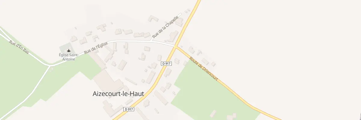Plan du 26 Rte Departementale 917 à Aizecourt-le-Haut
