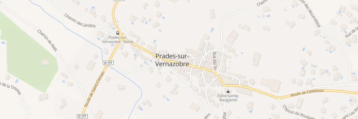 Plan du 5034 Rue Grand Rue à Prades-sur-Vernazobre