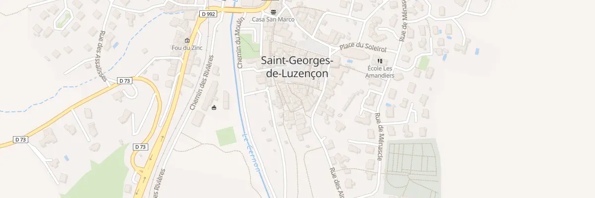 Plan du 3 Rue du Barry de Coulot à Saint-Georges-de-Luzençon