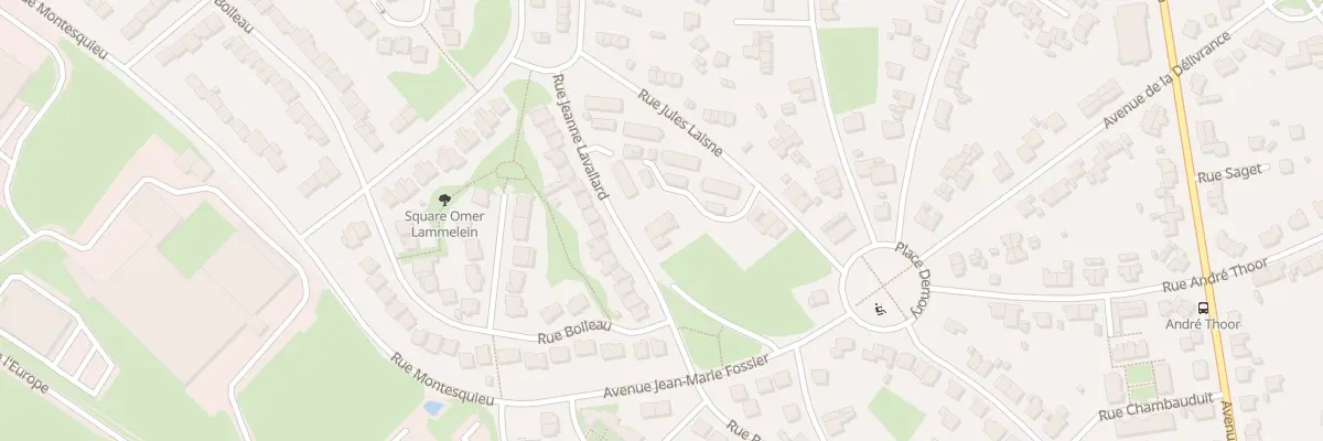 Plan du 14 Rue Jeanne Lavallard à Lille