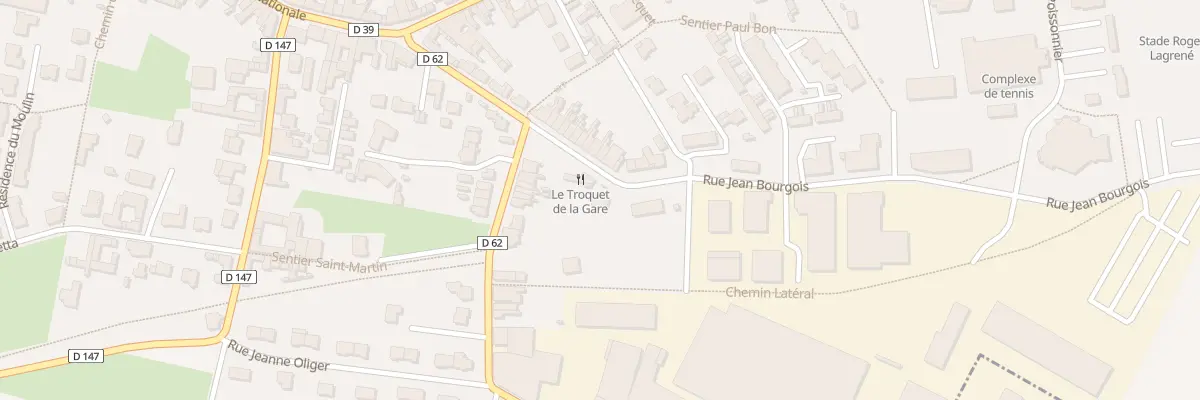 Plan du 10 Rue Roger Salengro à Gondecourt
