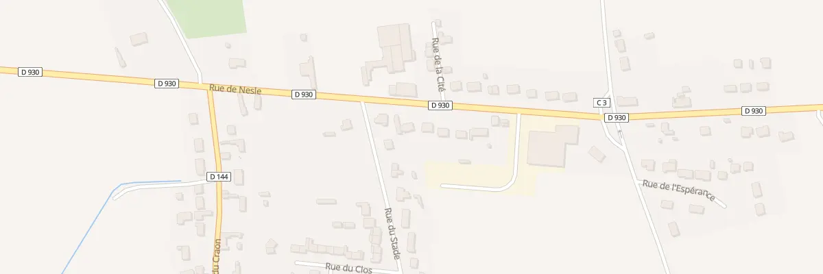 Plan du 8 Rue de Nesle à Hombleux