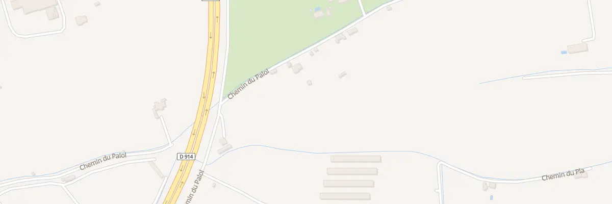 Plan du 70 Che du Palol à Elne