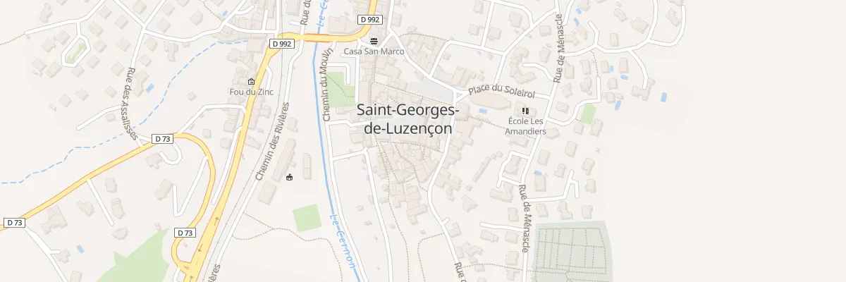Plan du 5121 Rue de la Tour de Jacques à Saint-Georges-de-Luzençon