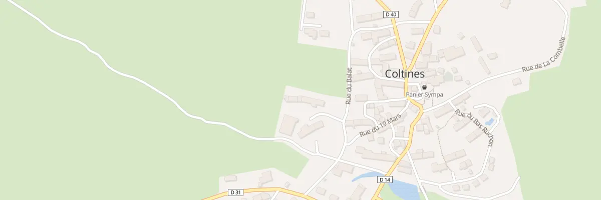 Plan du 5048 Le Bourg à Coltines