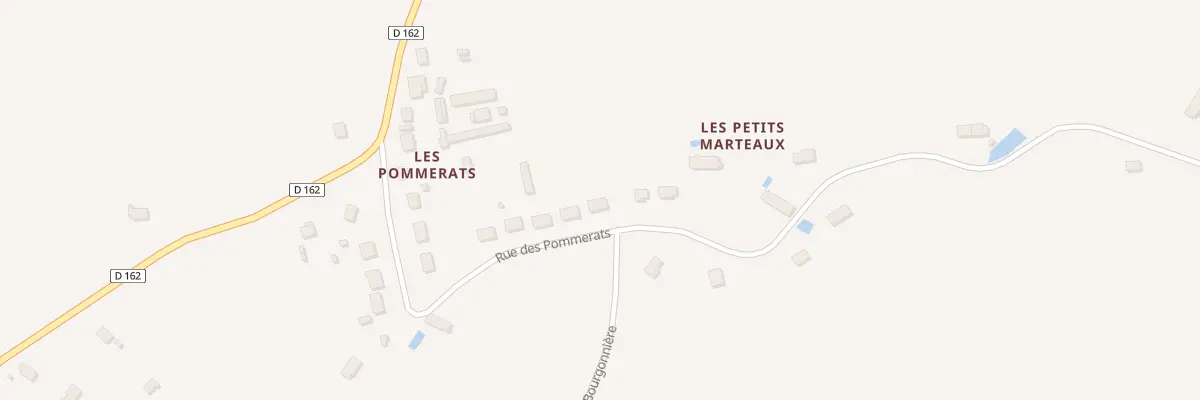 Plan du 5870 Les Pommerats à Triguères