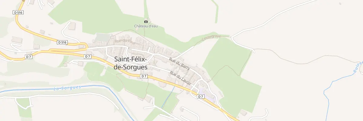 Plan du 5070 Rue du Barry à Saint-Félix-de-Sorgues