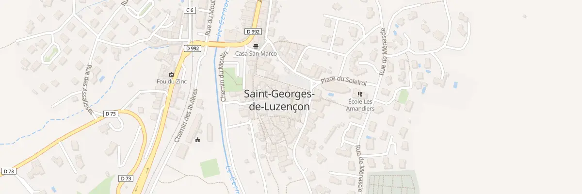 Plan du 3 Vc La Placette à Saint-Georges-de-Luzençon