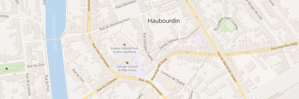 Plan du 75 Rue Georges Charlet à Haubourdin