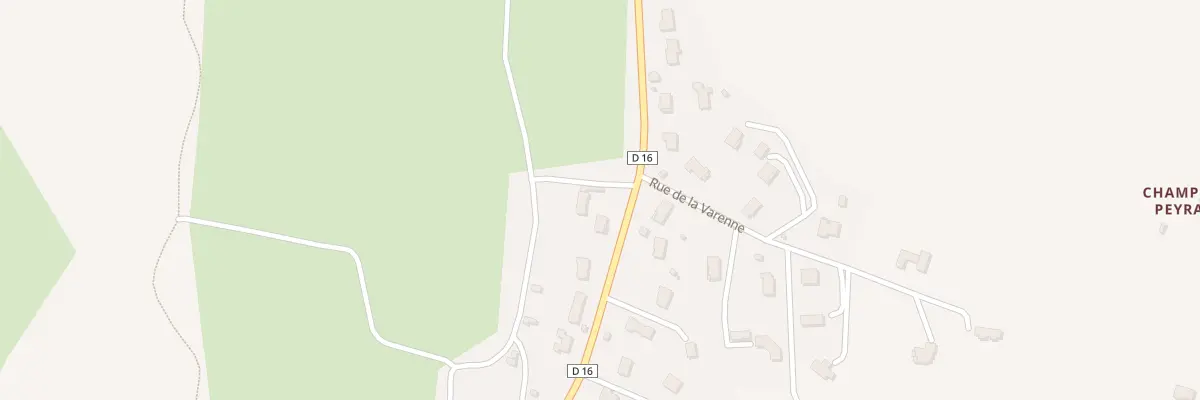 Plan du 2 Rte de Volvic - Paugnat à Charbonnières-les-Varennes