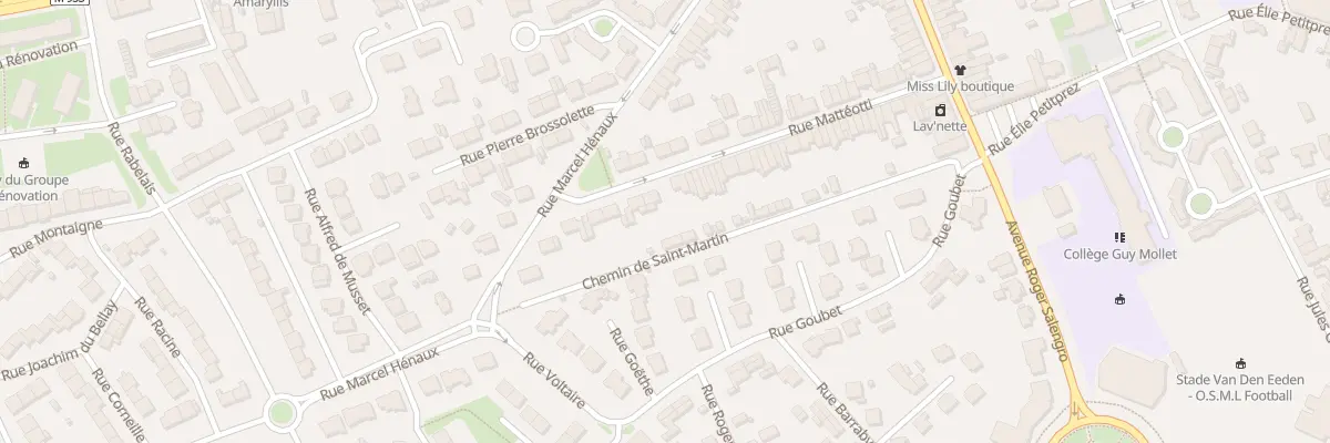 Plan du 63 Rue Matteotti Lomme à Lille