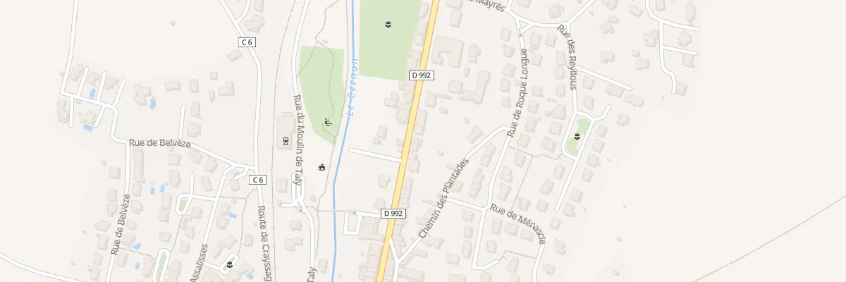 Plan du 70 Av des Pres de Vabres à Saint-Georges-de-Luzençon