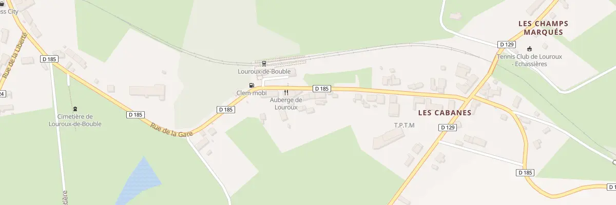 Plan du 18 Rue de la Gare à Louroux-de-Bouble