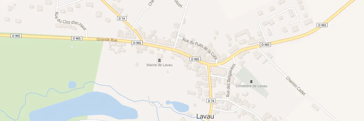 Plan du 19 Gr Grande Rue à Lavau