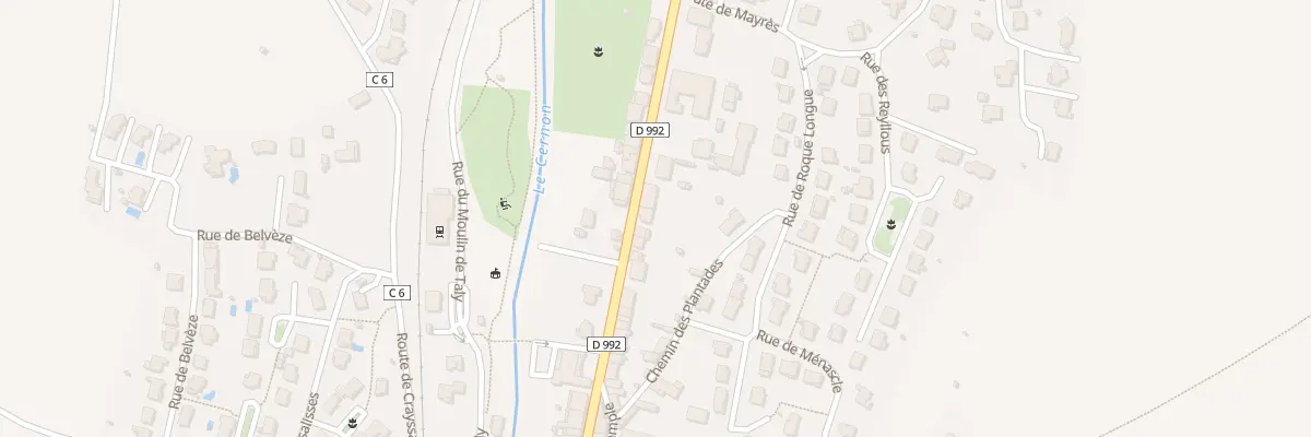Plan du 72 Av des Pres de Vabres à Saint-Georges-de-Luzençon