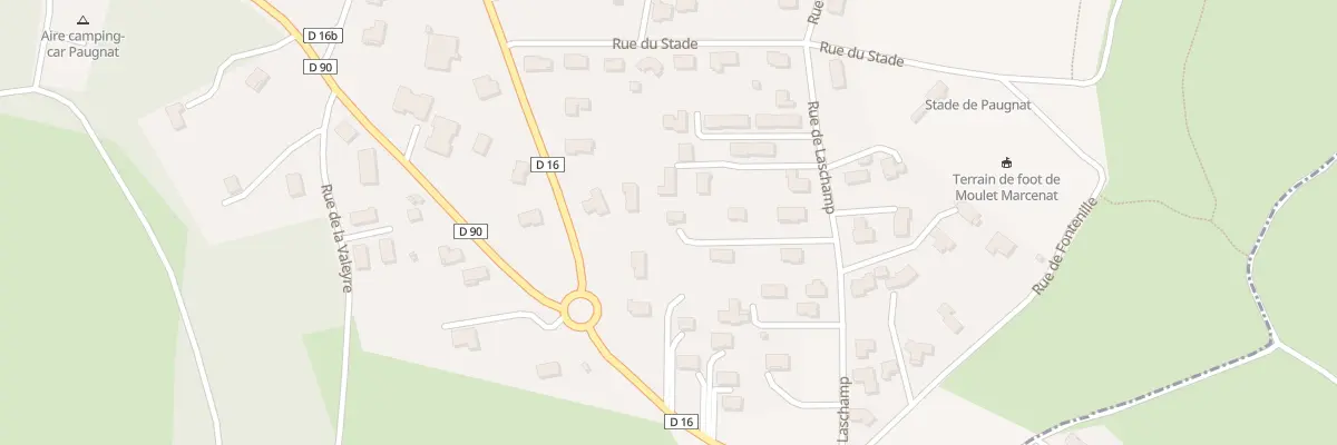 Plan du 9006 Rue de Laschamp - Paugnat à Charbonnières-les-Varennes
