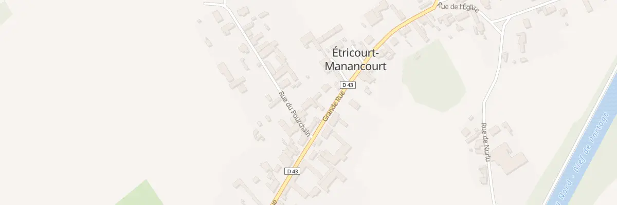 Plan du 26 Gr Grande Rue à Étricourt-Manancourt