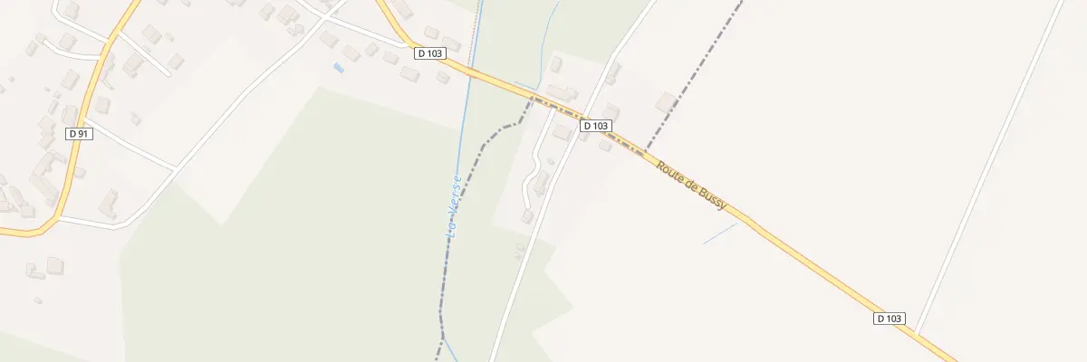 Plan du 201 Rte de Bussy à Genvry