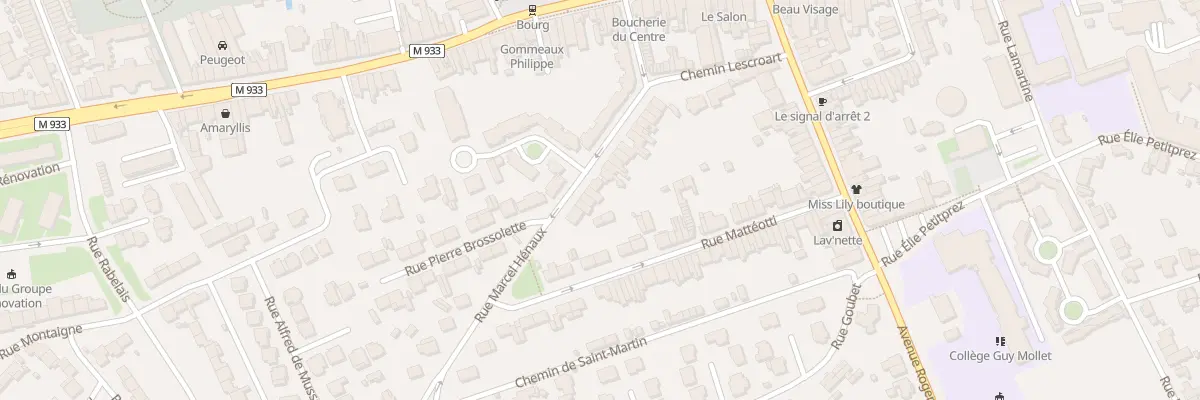 Plan du 25 Rue Marcel Henaux Lomme à Lille