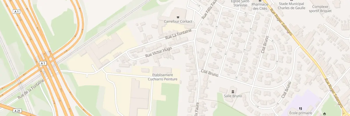 Plan du 8 Rue Victor Hugo à Dourges