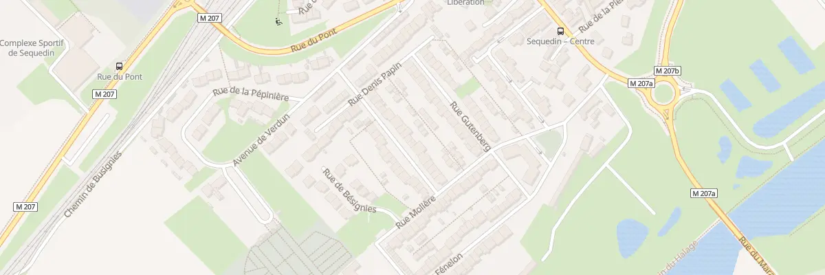 Plan du 17 Rue Pierre Curie à Sequedin