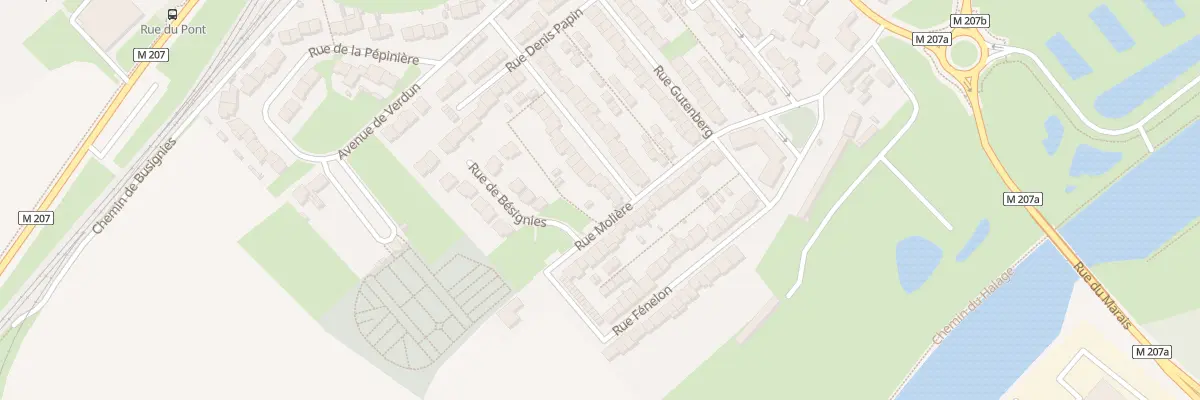 Plan du 22 Rue Pierre Curie à Sequedin