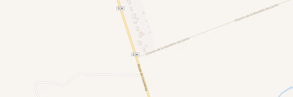Plan du 63 Rte de Courtenay à Ervauville