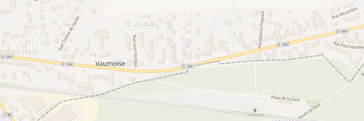 Plan du 42 Rte de Chantilly à Vaumoise