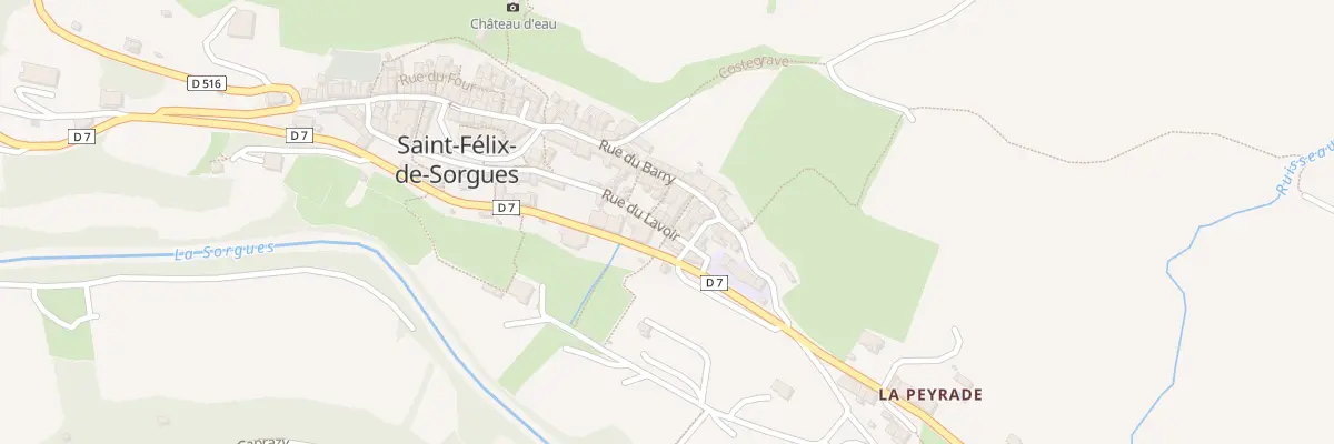 Plan du 5096 Rue du Révelin à Saint-Félix-de-Sorgues