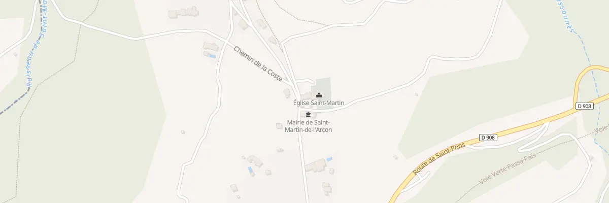 Plan du 5057 Le Coustas à Saint-Martin-de-l’Arçon