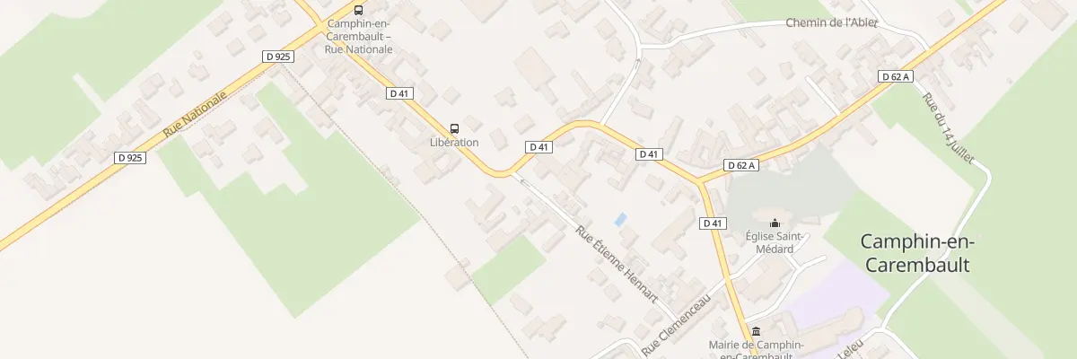 Plan du 1B Rue Etienne Hennart à Camphin-en-Carembault