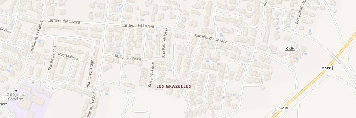 Plan du 1 Rue Hercule Birat à Sigean