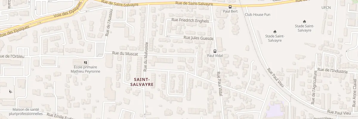 Plan du 9 Rue du Grenache à Narbonne