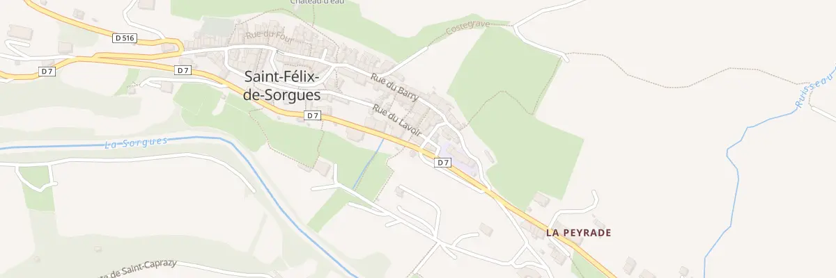 Plan du 5087 Rue du Révelin à Saint-Félix-de-Sorgues
