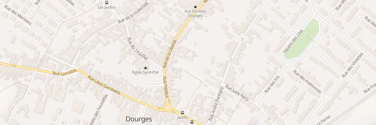 Plan du 10 Rue de la Liberté à Dourges