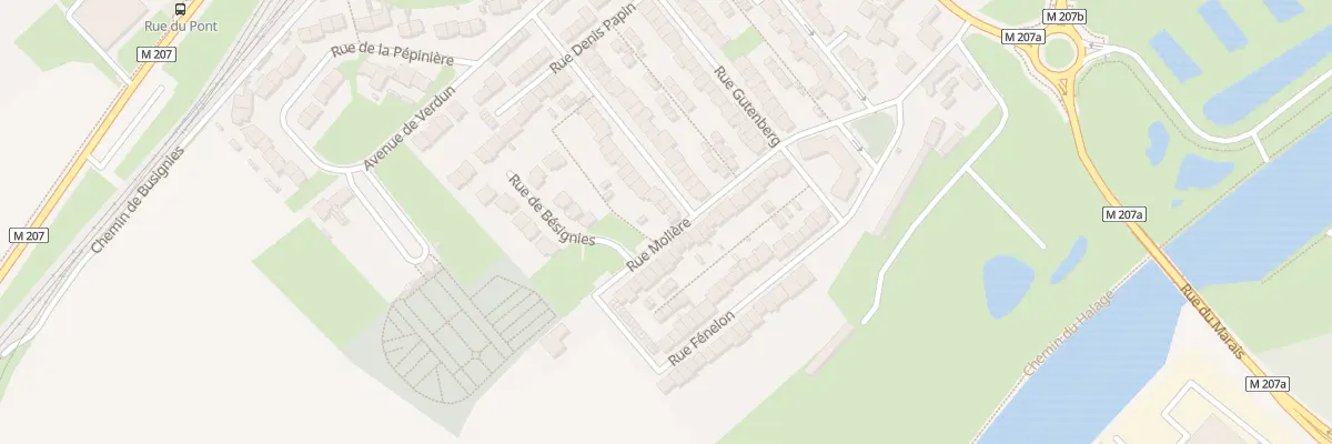 Plan du 24 Rue Pierre Curie à Sequedin