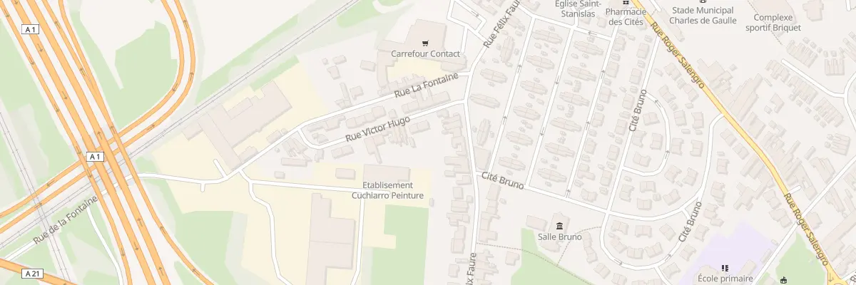 Plan du 6 Rue Victor Hugo à Dourges