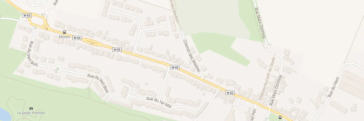 Plan du 12 Rue Guy Mocquet à Houplin-Ancoisne