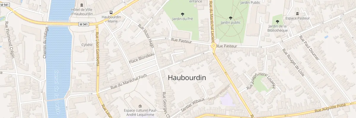 Plan du 39B Rue du Maréchal Foch à Haubourdin