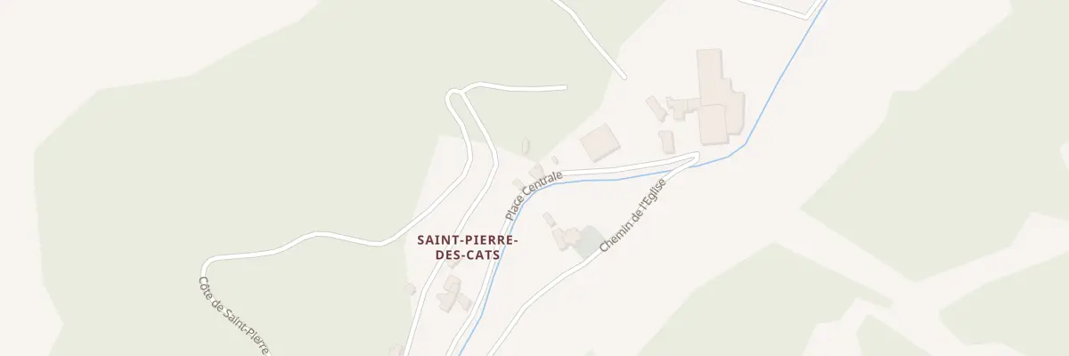 Plan du 5057 Saint Pierre des Cats à Mélagues