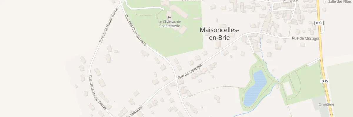 Plan du 1 Rue de Chantemerle à Maisoncelles-en-Brie