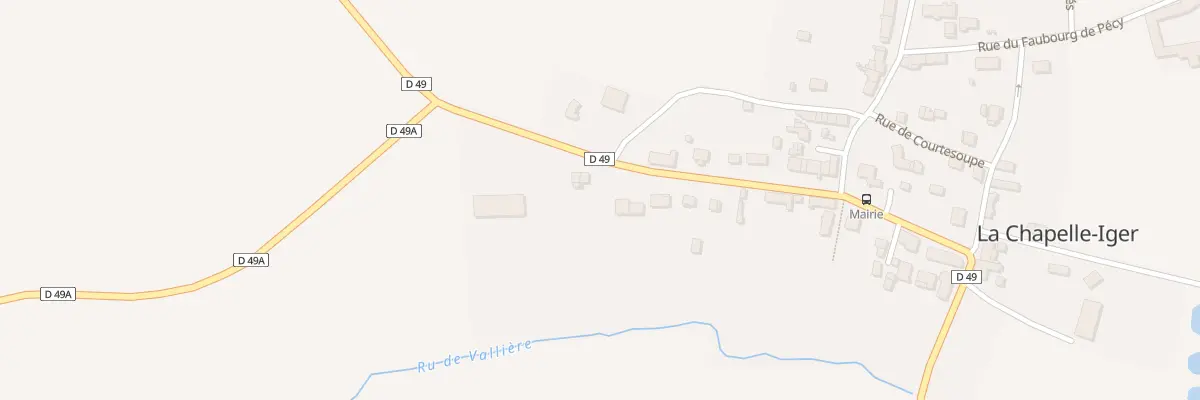 Plan du 19B Rue du Maréchal Leclerc à La Chapelle-Iger