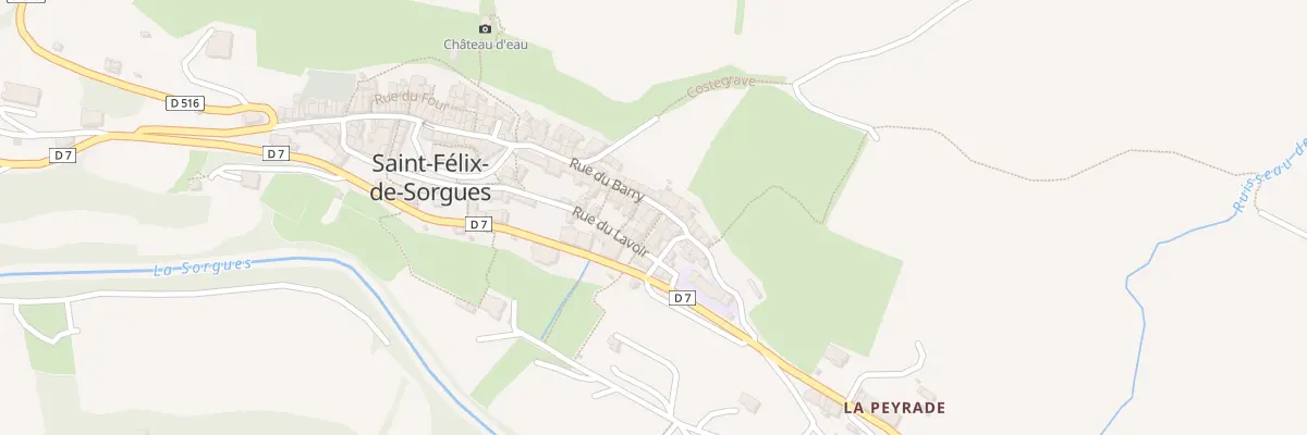 Plan du 5095 Rue du Barry à Saint-Félix-de-Sorgues