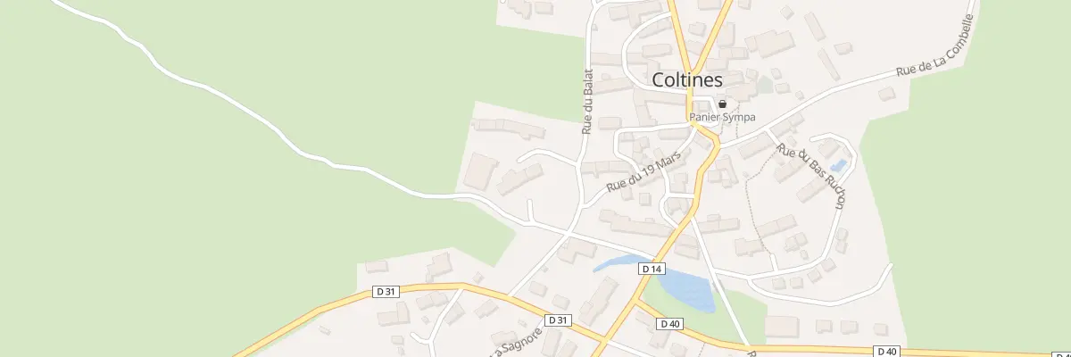 Plan du 6055 Le Bourg à Coltines