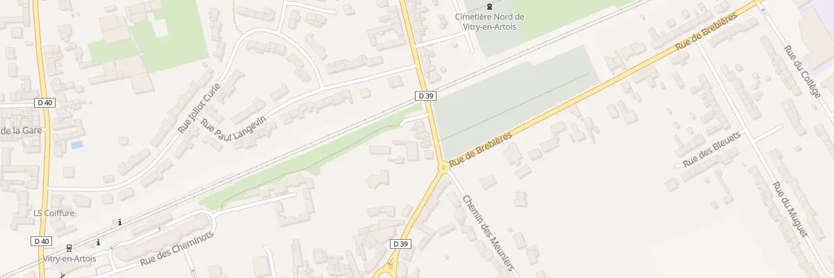 Plan du 3 Rue de Quiéry à Vitry-en-Artois