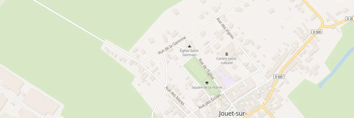 Plan du 7 Sq de la Mairie à Jouet-sur-l’Aubois