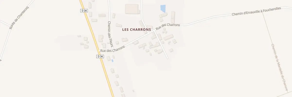 Plan du 10 Les Charrons à Ervauville