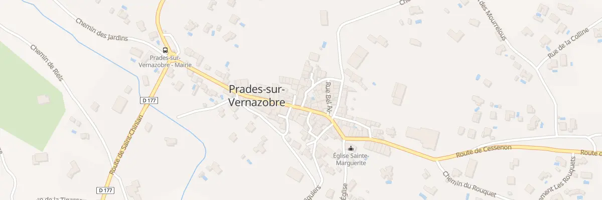 Plan du 5118F Rue de la Forge à Prades-sur-Vernazobre